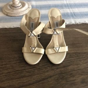 Jimmy Choo off white heel